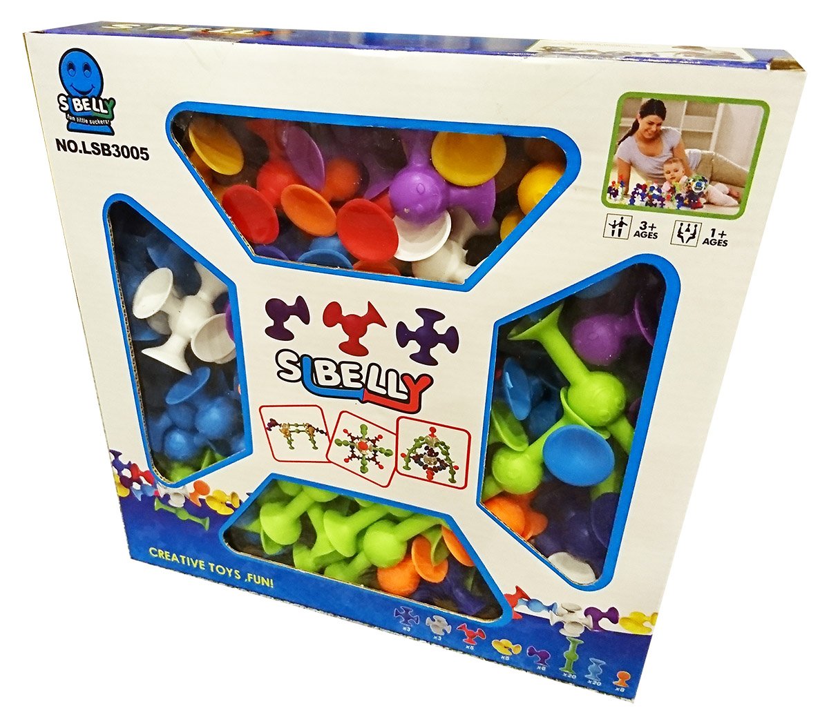 Конструктор присоска Slbelly 72 LSB3005