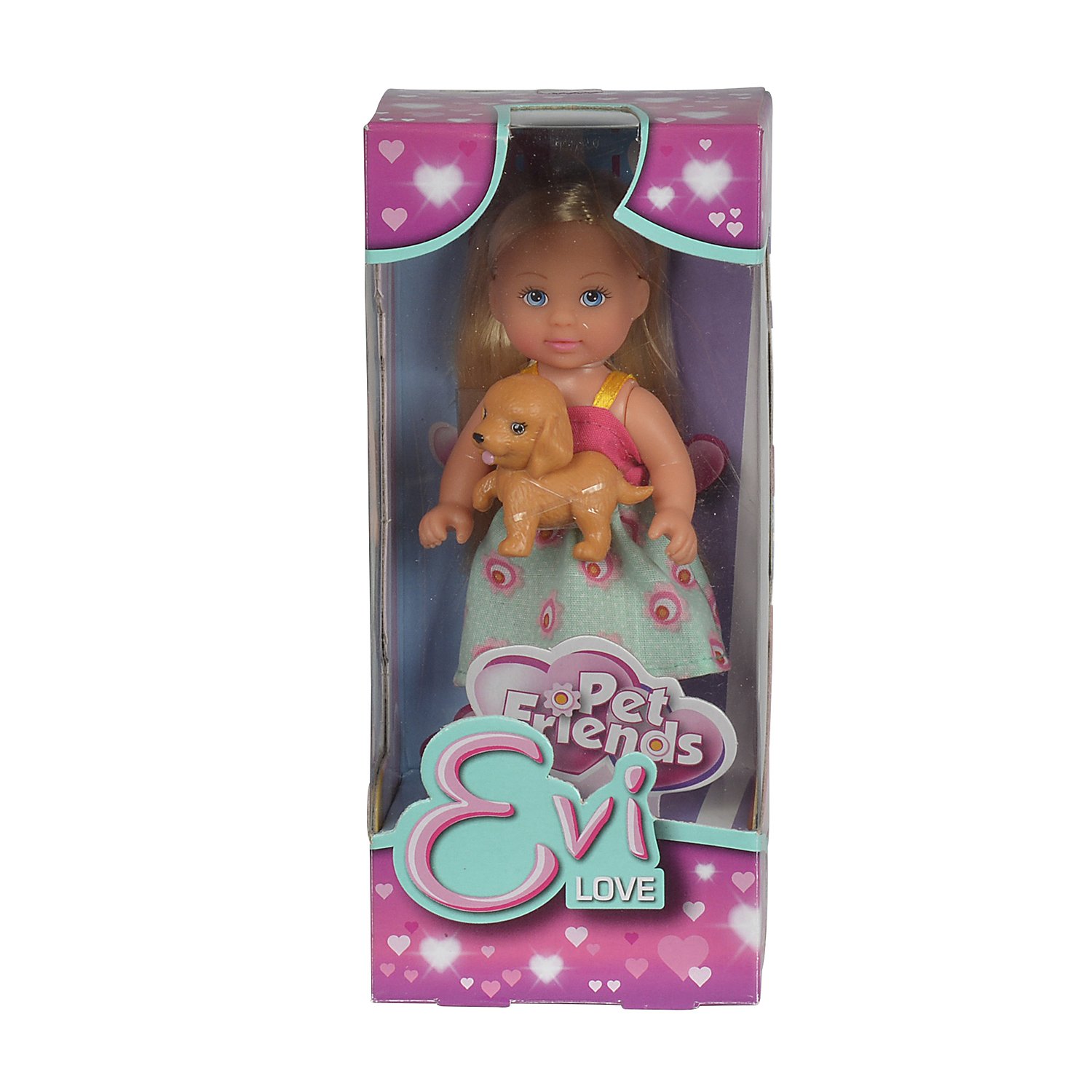 Кукла Еви с зверюшками 12 см Simba