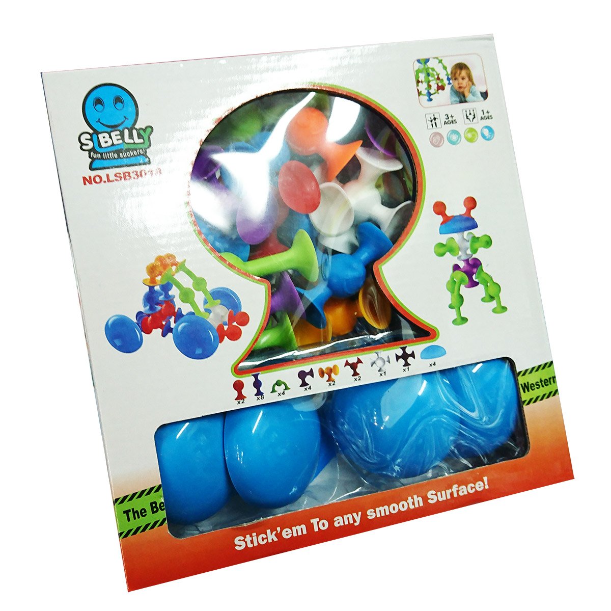 Конструктор-присоска Sibelly 28 деталей LSB3018