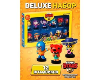 Набор штампиков Brawl Stars, 12 шт. в коробке, ассортимент B, 1/6 Набор штампиков Brawl Stars, 12 шт. в коробке, ассортимент B, 1/6