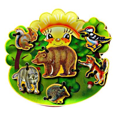 Игра-Шнуровка Нескучные игры В лесу