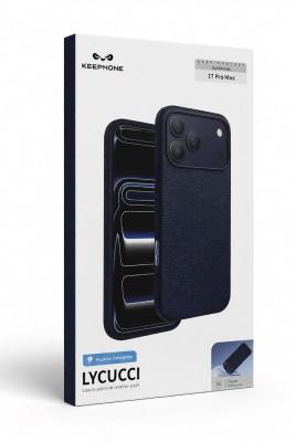 Чехол накладка iPhone 17 Pro Max KEEPHONE LYCUCCI темно-синий Чехол накладка iPhone 17 Pro Max KEEPHONE LYCUCCI темно-синий