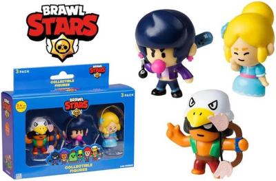 Коллекционная фигурка Brawl Stars, в коробке с окном, Роза, Бо и Нита, 1/24 Коллекционная фигурка Brawl Stars, в коробке с окном, Роза, Бо и Нита, 1/24