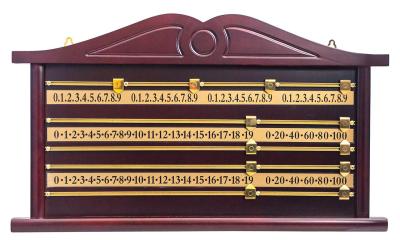 Доска счетная / снукер (махагон)