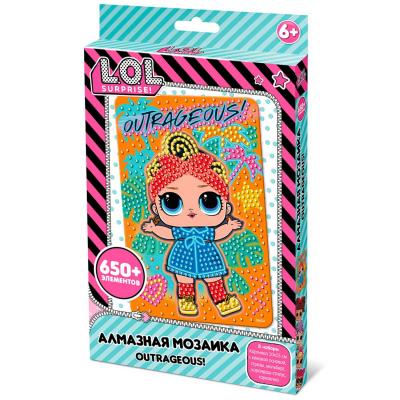 Алмазная мозаика L.O.L. Surprise! Outrageous, 10х15 cм
