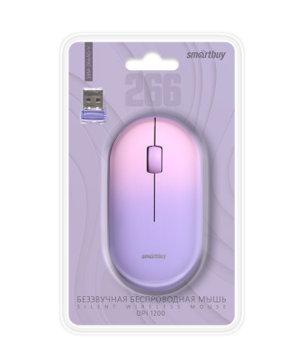 Мышь беспроводная Smartbuy SBM-266AG-V лаванда Мышь беспроводная Smartbuy SBM-266AG-V лаванда