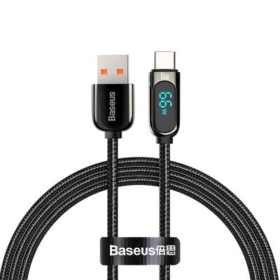 Кабель Baseus Display Fast Charging CASX020001 USB - Type-C, черный