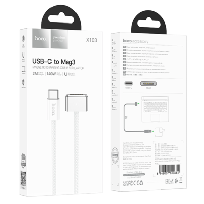 Кабель USB-C to Mag3 hoco X103