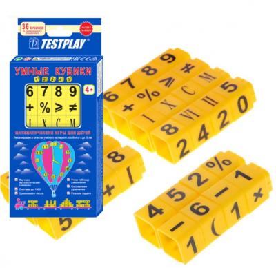 Игра развивающая TESTPLAY Умные кубики "1,2,3,4,5" Игра развивающая TESTPLAY Умные кубики "1,2,3,4,5"