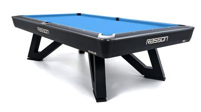Стол / пул "Rasson Wolf" 9 ф (черный, сланец 25 мм) в комплекте с плитой, аксессуары + сукно Стол / пул "Rasson Wolf" 9 ф (черный, сланец 25 мм) в комплекте с плитой, аксессуары + сукно