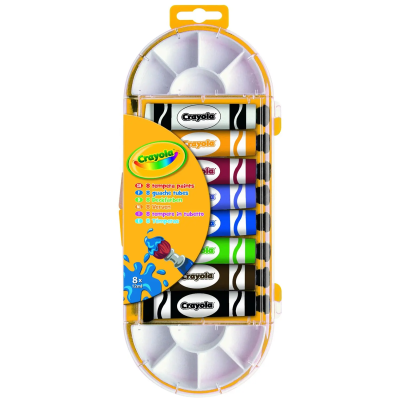 Crayola Темперные краски 8 цветов, 7407(54-3208)