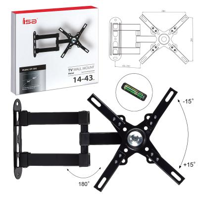 Кронштейн для TV 14"-43" ISA CP102, черный