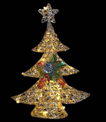 Декоративное украшение LED AZ2021-580 Ёлка из ротанга