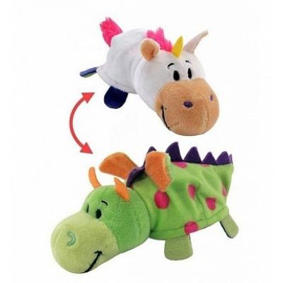 Игрушка-вывернушка 1Toy 2 в 1 Единорог-Дракон 35 см