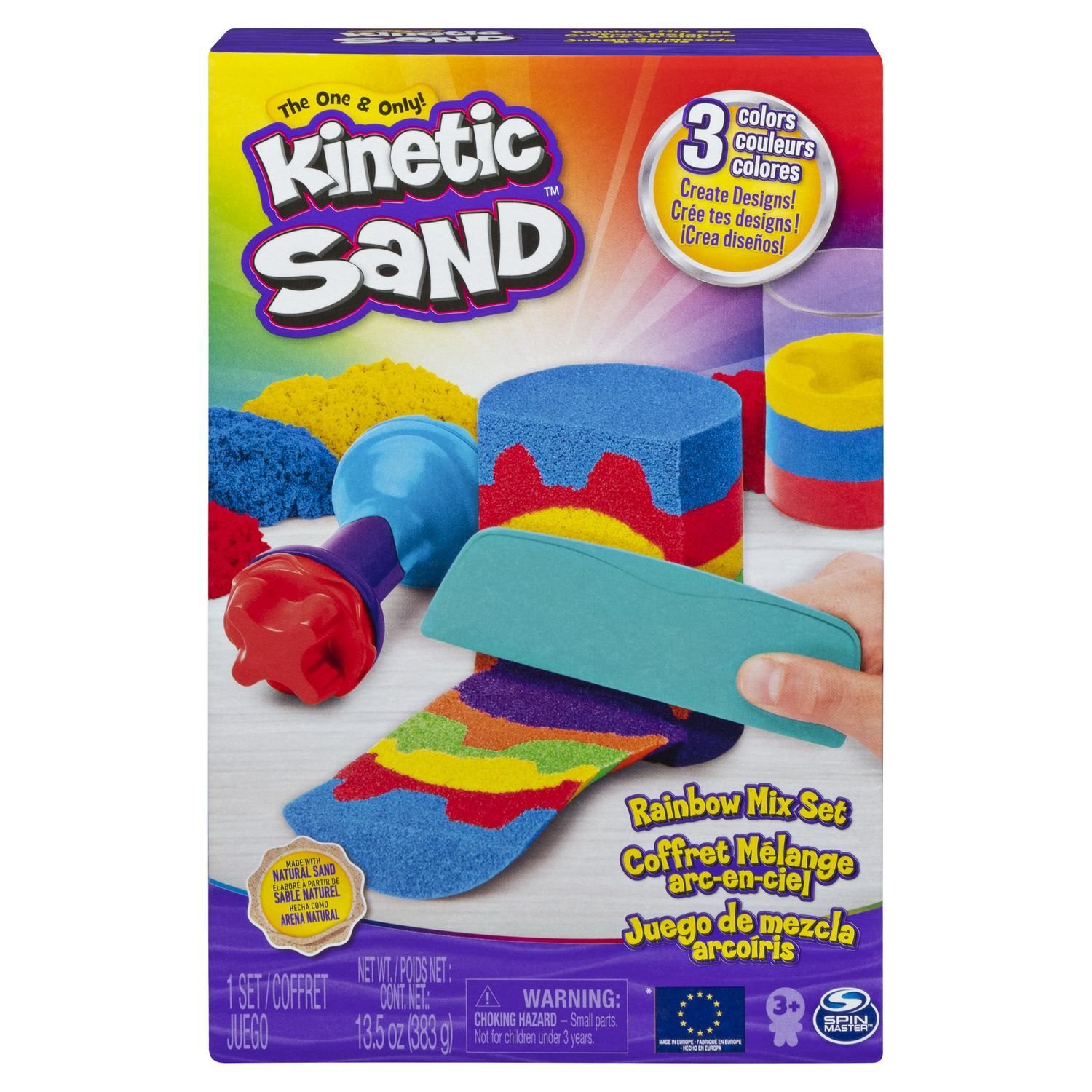 Кинетический песок Kinetic Sand Набор Радуга купить с доставкой — 3 940  руб.. Фото, отзывы, выгодные цены.