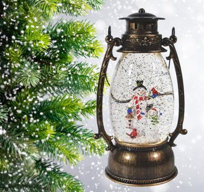 Фонарь LED AZ2021-516 с новогодней композицией музыкальный