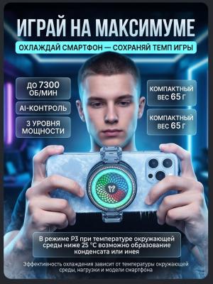 Кулер для телефона Hoco GA6 магнитный 7300 об/мин