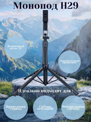 Монопод-трипод с пультом H29 177cm