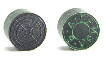 Наклейка для кия "Гриза II" (H) зеленая 13,5 мм