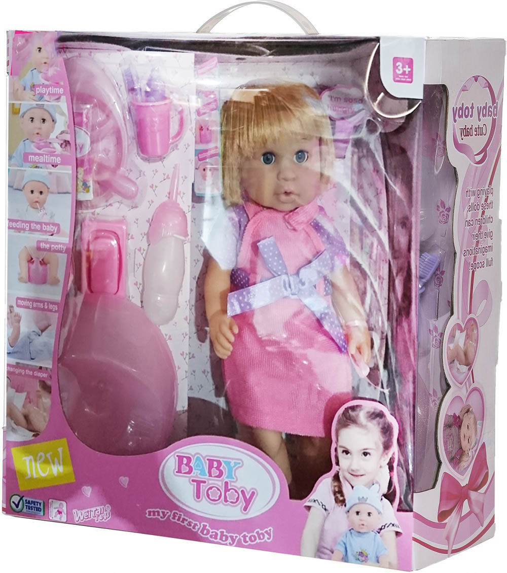 Кукла Baby Toby Девочка функциональная с аксессуарами