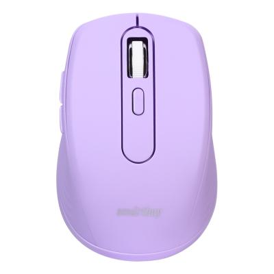 Мышь беспроводная беззвучная Smartbuy SBM-611AG-V лиловая