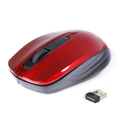 Мышь беспроводная Smartbuy SBM-325AG-R красный