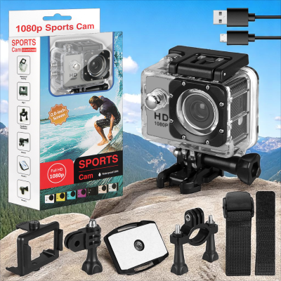 Экшен камера D600  серая