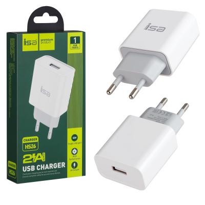 Переходник СЗУ на USB HS26 2А ISA zal