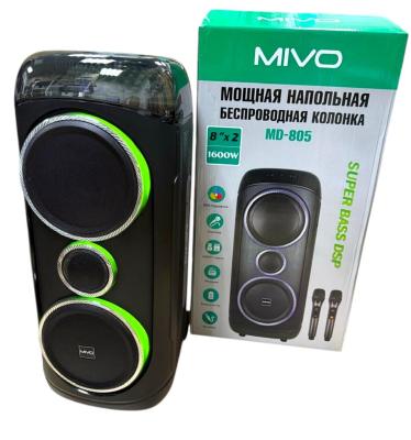 Напольная беспроводная колонка Mivo MD-805 с караоке 1600Вт Напольная беспроводная колонка Mivo MD-805 с караоке 1600Вт