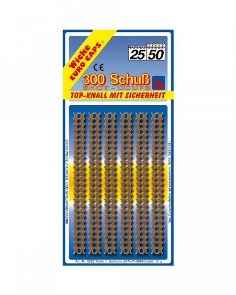 Пистоны 25/50-зарядные Strip, 300 шт. zal