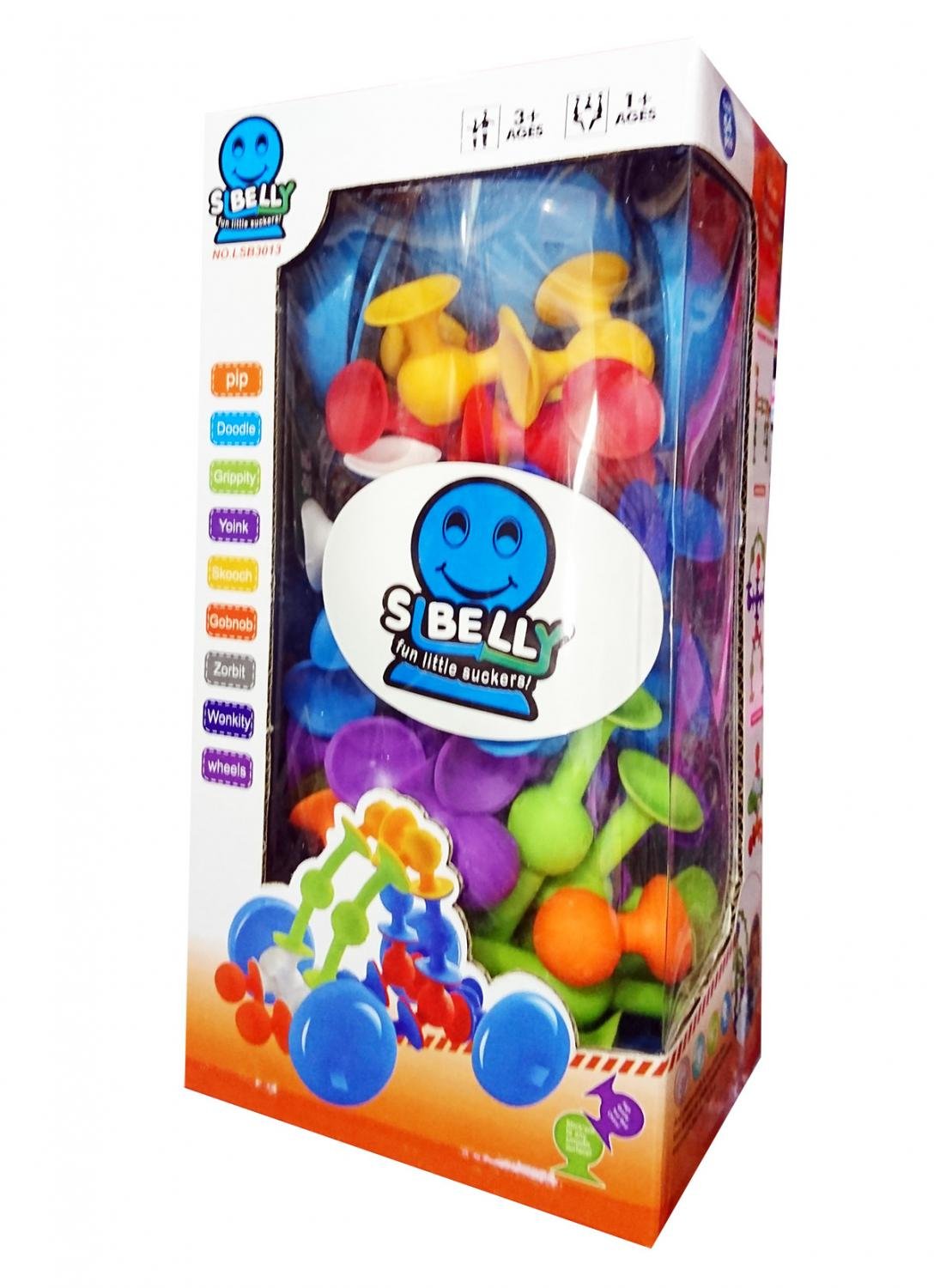 Конструктор-присоска Sibelly туба (54 детали) 3013