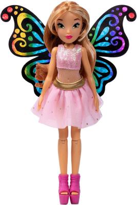 Шарнирная кукла Winx Club " Scratch Art Wings"  Флора с крыльями для скретчинга, 24 см, 1/12 Шарнирная кукла Winx Club " Scratch Art Wings"  Флора с крыльями для скретчинга, 24 см, 1/12
