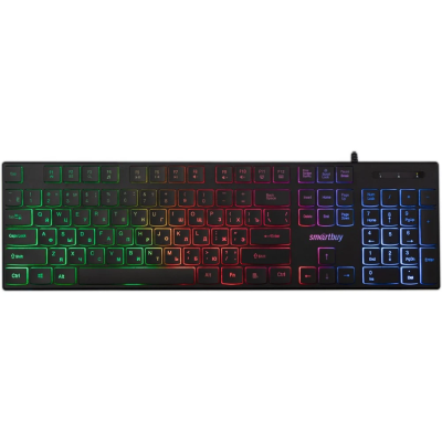 Клавиатура проводная с подсветкой Smartbuy ONE 251 SBK-251U-K черная