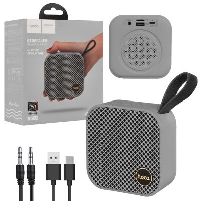 Портативная акустика HC22 Bluetooth HOCO серая