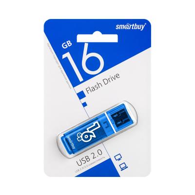 USB-накопитель SmartBuy Glossy Series USB 2.0 16 ГБ, синий