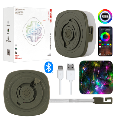 Умная гирлянда 5m RGB Светодиодная лента RGB LED подсветка RH010 хаки