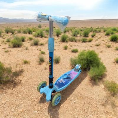 Самокат детский лазурный Scooter Print девочка*