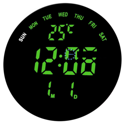 Часы круглые настольные VST 915-4 зеленый