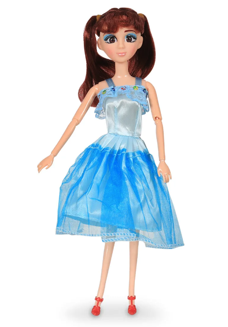 Кукла в голубом платье З