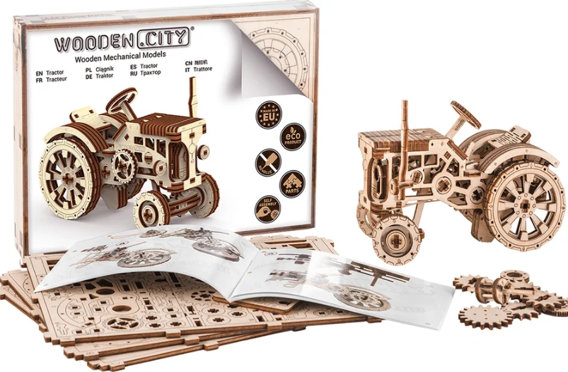 Модель для конструирования WoodenCity Трактор