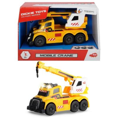 Машина Dickie Toys Mobile Crane с краном со светом и звуком 15 см