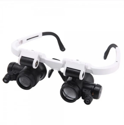 Налобная лупа-очки с подсветкой NGА MG-9892H-1