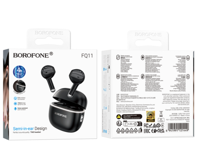 Наушники FQ11 Bluetooth Borofone черные