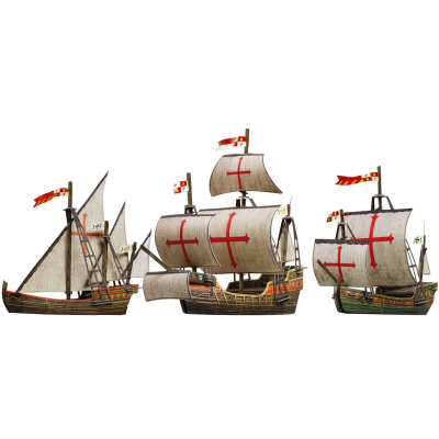 Сборная модель Умная бумага Эскадра Колумба, 632