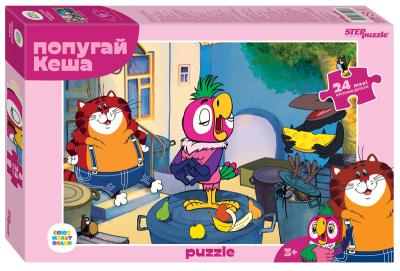 Пазл Step Puzzle 24 детали: Попугай Кеша, 70016