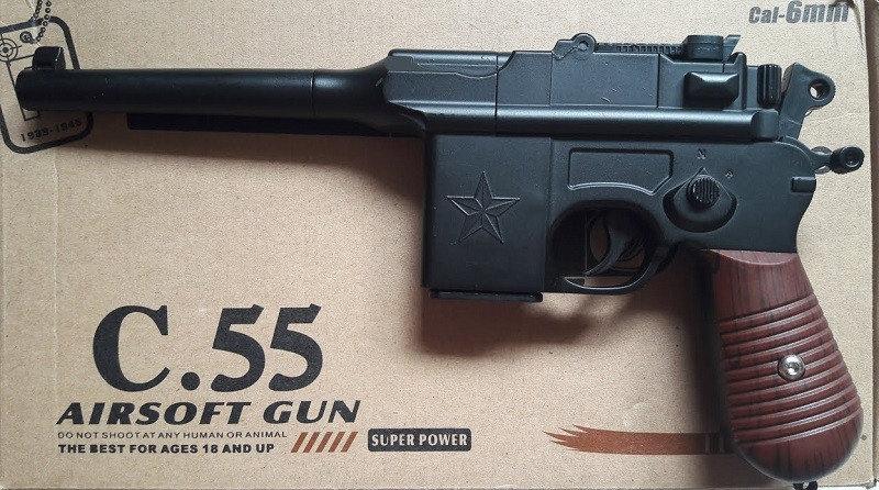Детский игрушечный пистолет Маузер C55