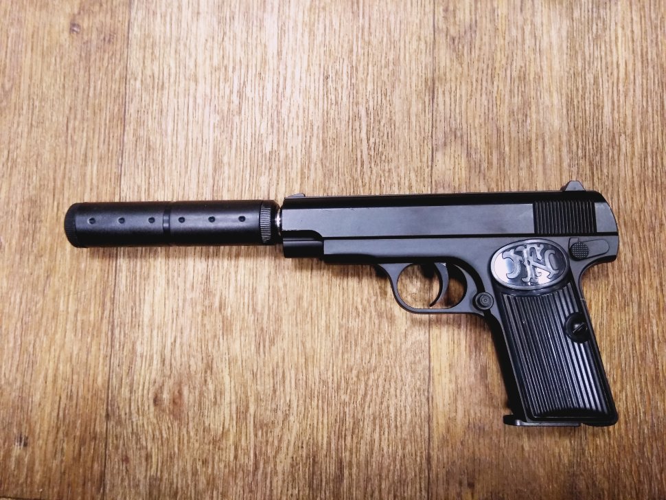 Пистолет БРАУНИНГ детский с глушителем K17A