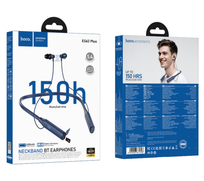 Наушники беспроводные спортивные Hoco ES62 Plus синий