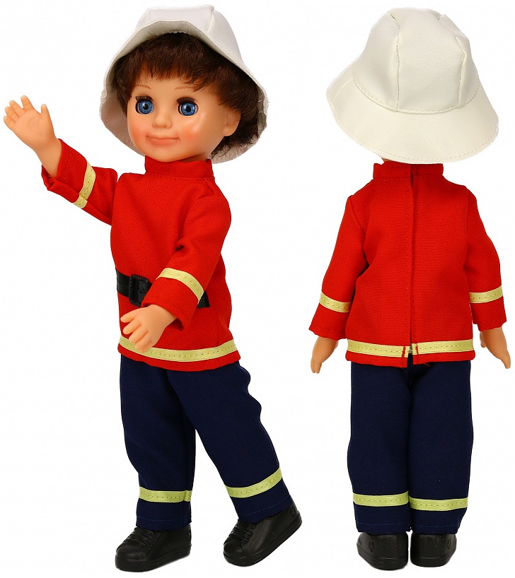 Кукла детская Весна Пожарный, 30 см