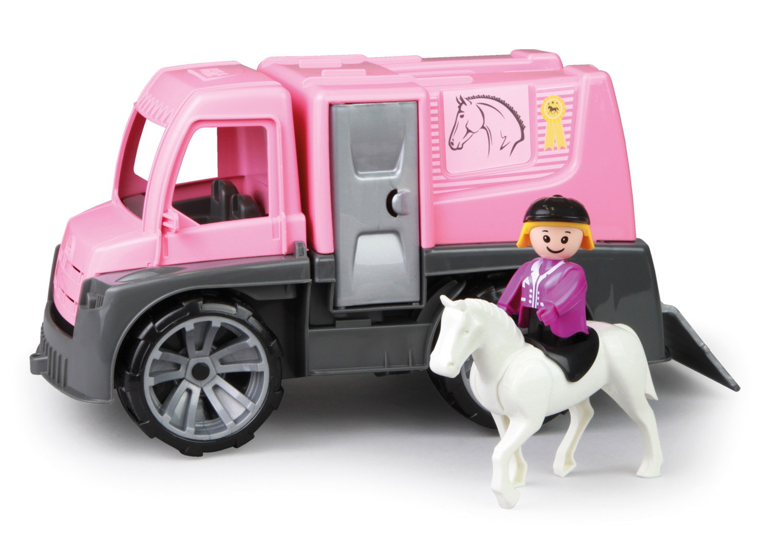 Машина Lena TRUXX для перевозки лошадей с аксессуарами в подарочной упаковке 29 см